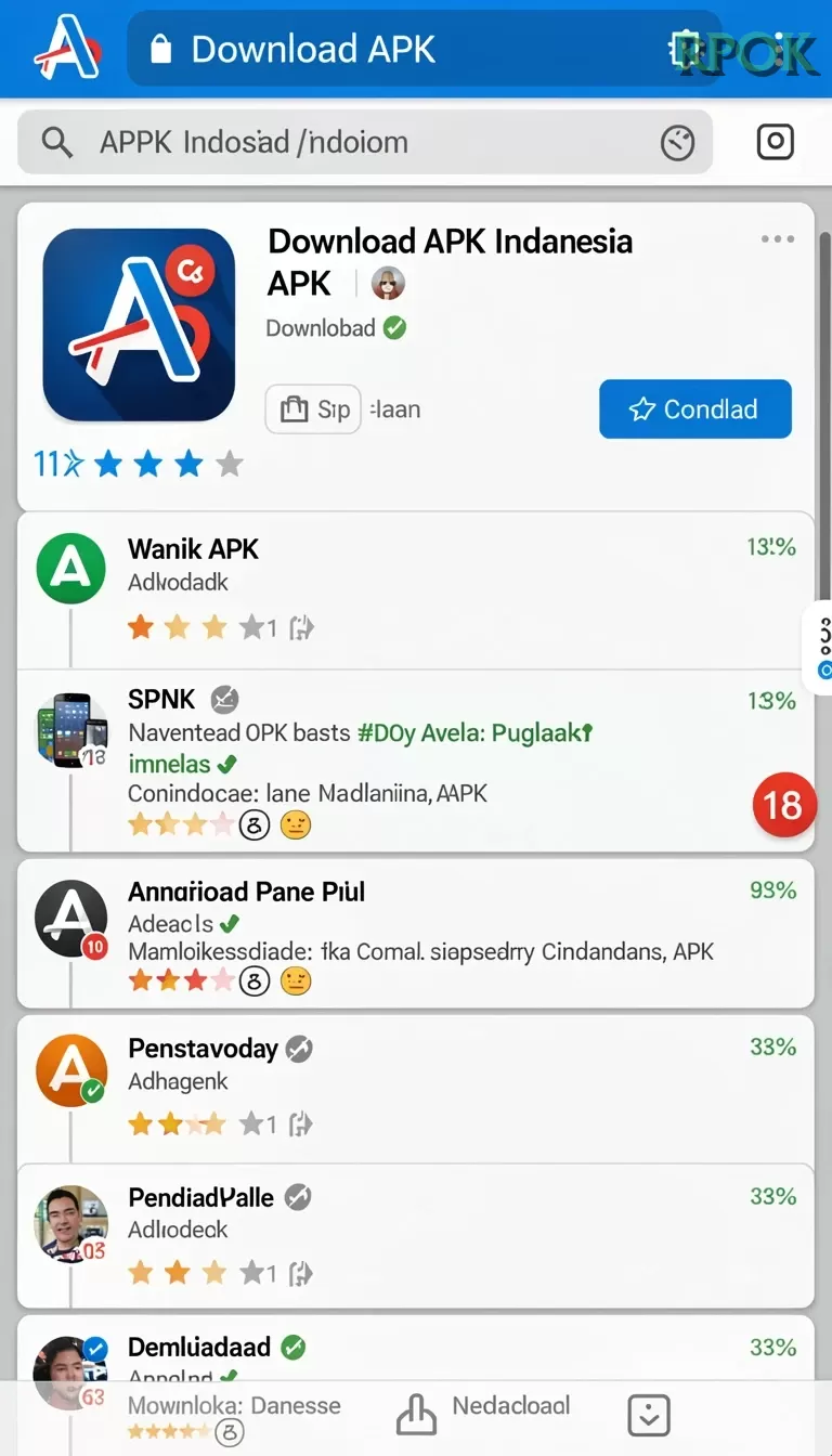 Cuplikan layar VIPINVITATION — menu navigasi