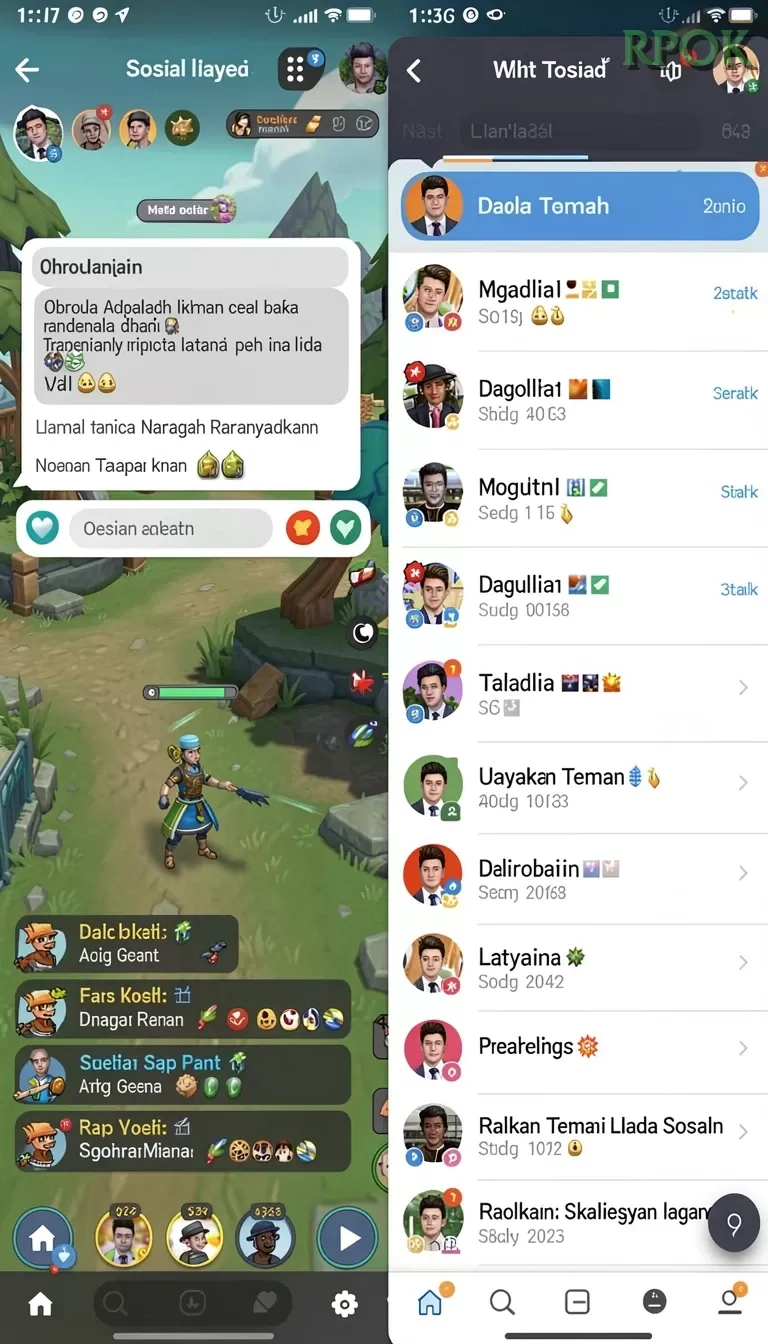 Cuplikan layar HALOBET — aktivitas